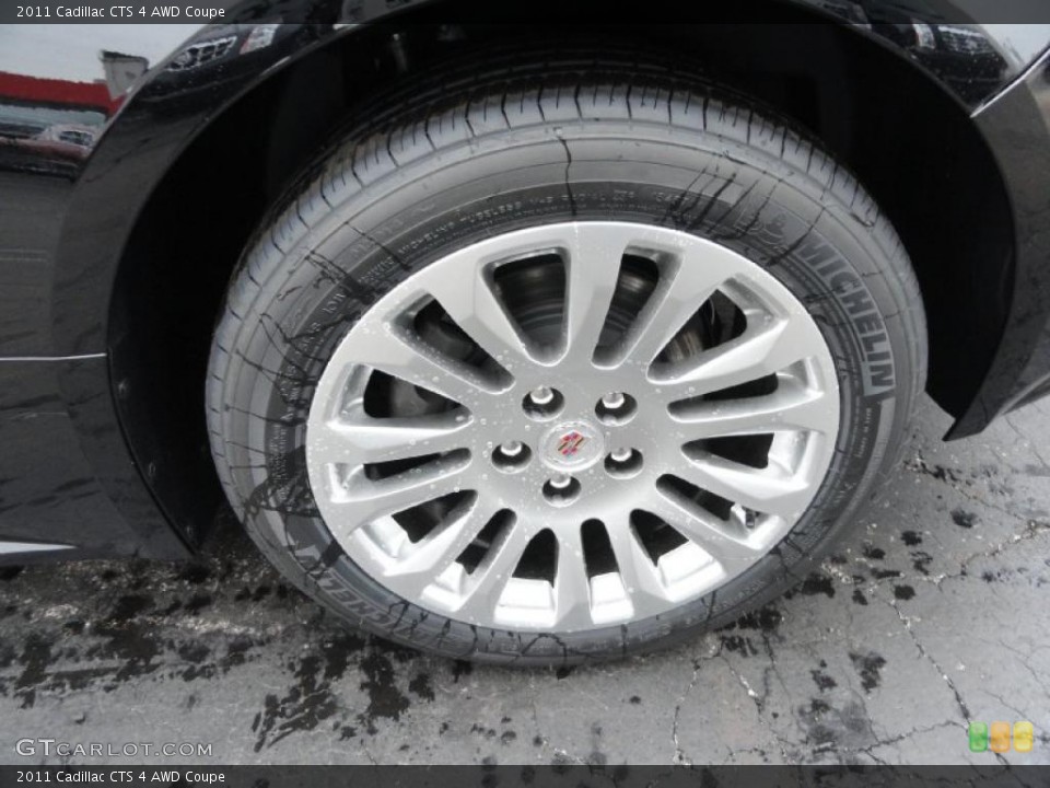 2011 Cadillac CTS 4 AWD Coupe Wheel and Tire Photo #47066774