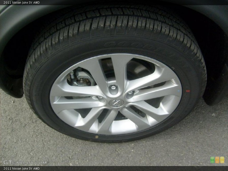 2011 Nissan Juke SV AWD Wheel and Tire Photo #47067098