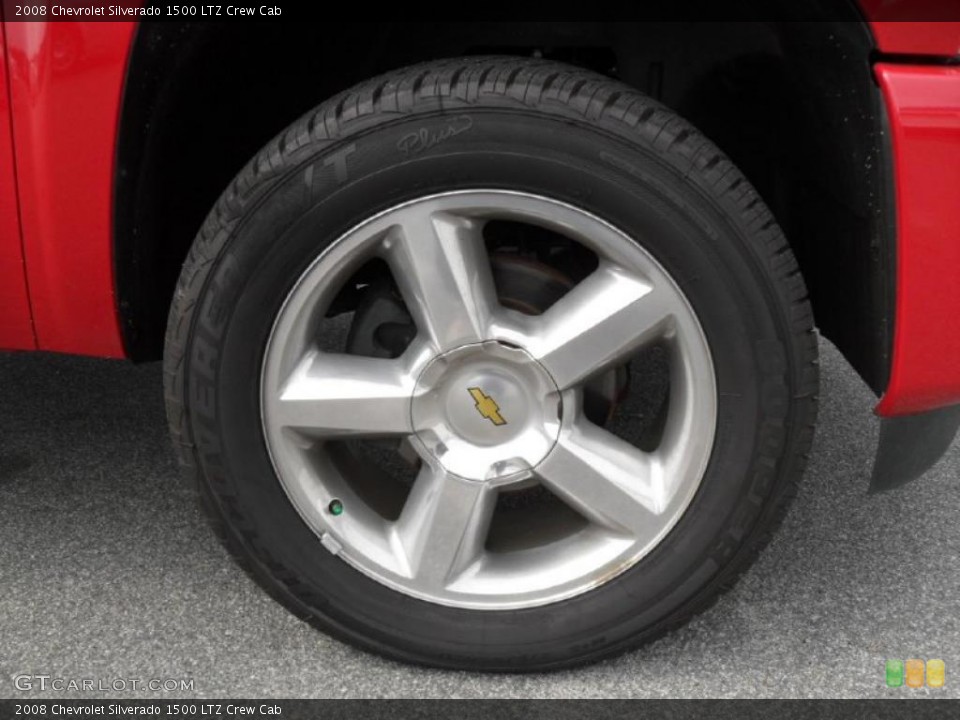 2008 Chevrolet Silverado 1500 LTZ Crew Cab Wheel and Tire Photo #47071703