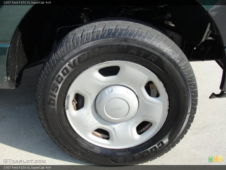 2007 Ford F150 XL SuperCab 4x4 Wheel and Tire Photo #47073080