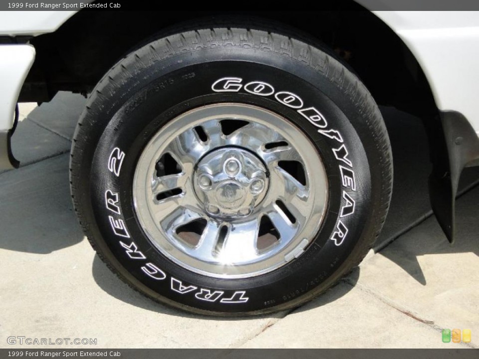 1999 Ford Ranger Sport Extended Cab Wheel and Tire Photo #47074235