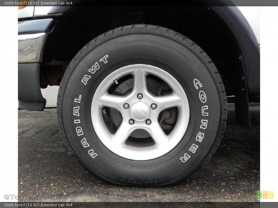 2000 Ford F150 XLT Extended Cab 4x4 Wheel and Tire Photo #47075453