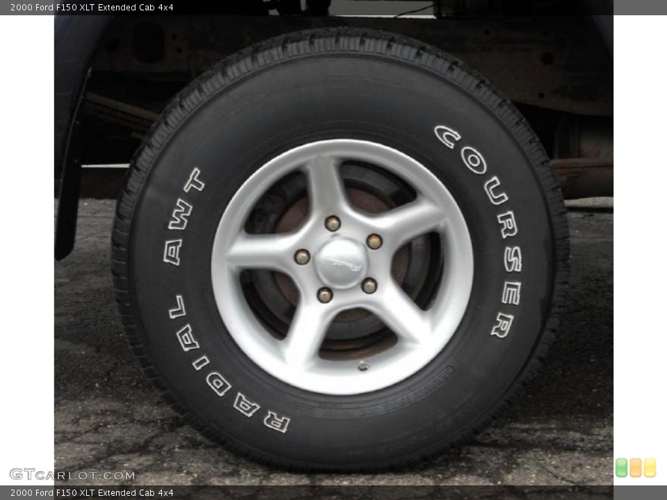 2000 Ford F150 XLT Extended Cab 4x4 Wheel and Tire Photo #47075468