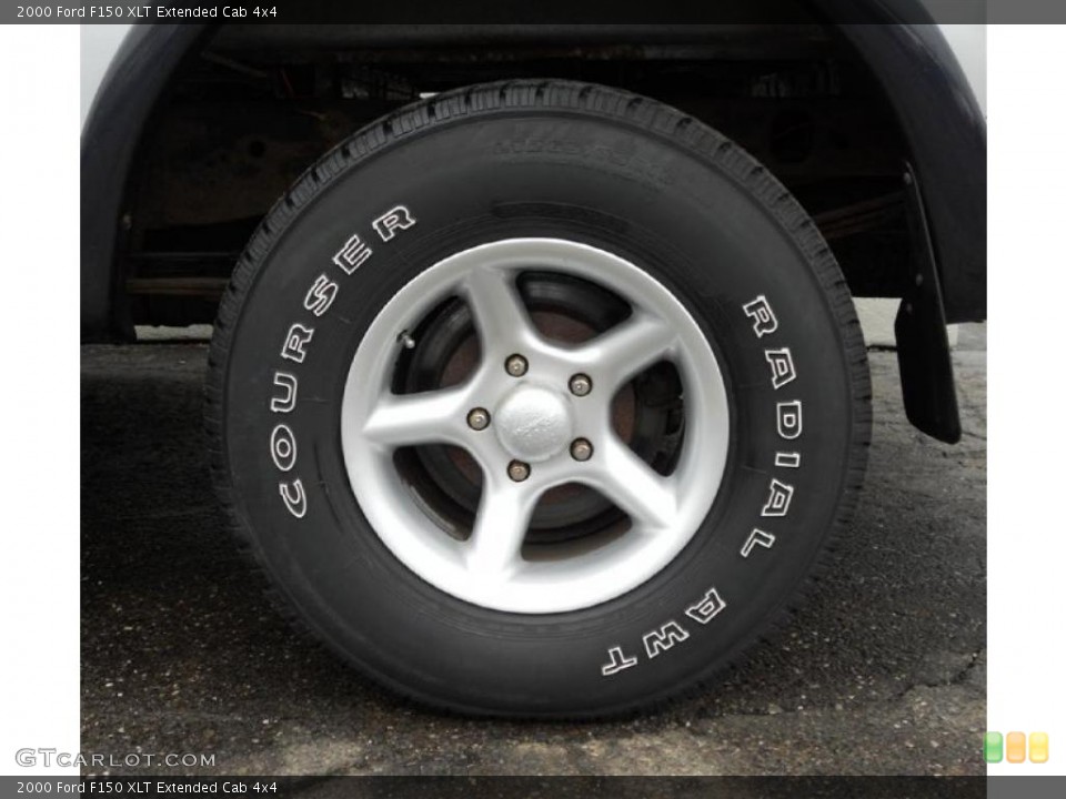 2000 Ford F150 XLT Extended Cab 4x4 Wheel and Tire Photo #47075483