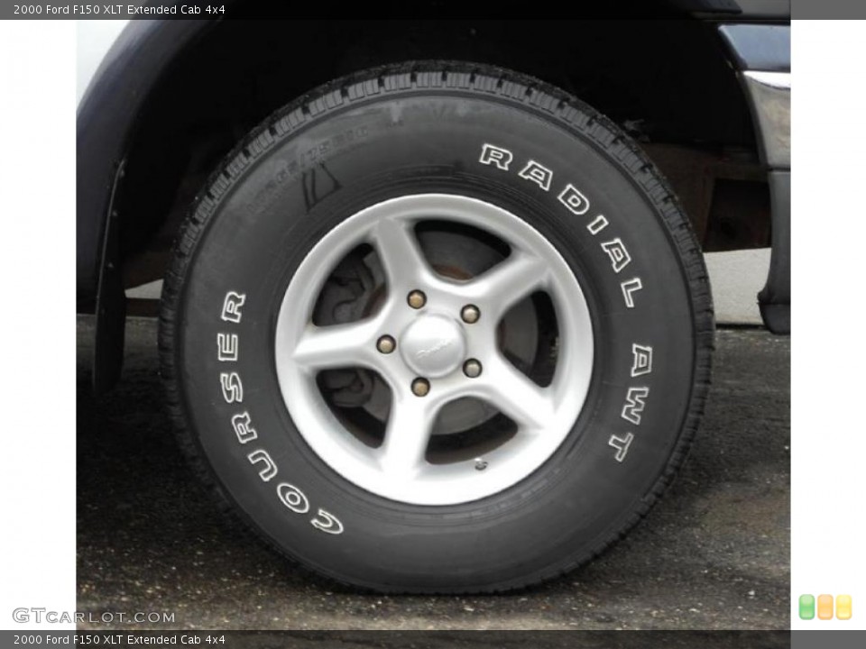 2000 Ford F150 XLT Extended Cab 4x4 Wheel and Tire Photo #47075498