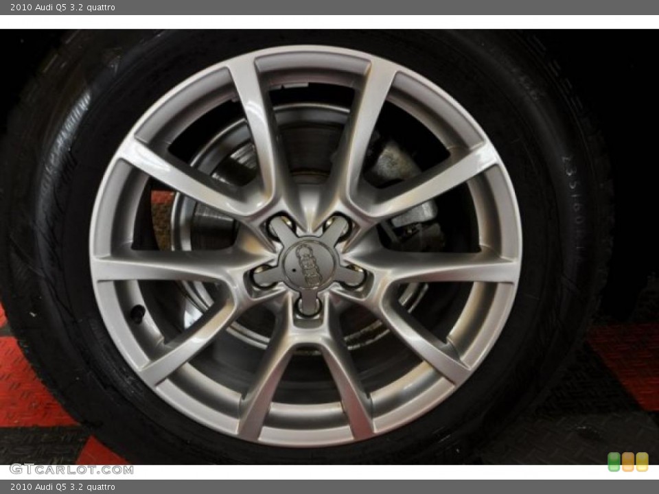 2010 Audi Q5 3.2 quattro Wheel and Tire Photo #47079650