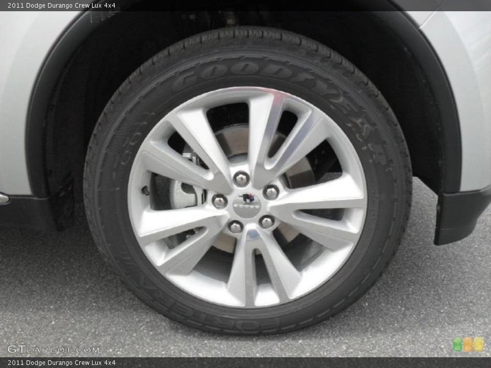 2011 Dodge Durango Crew Lux 4x4 Wheel and Tire Photo #47080265