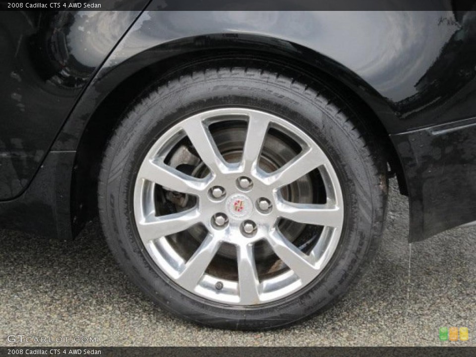 2008 Cadillac CTS 4 AWD Sedan Wheel and Tire Photo #47080511