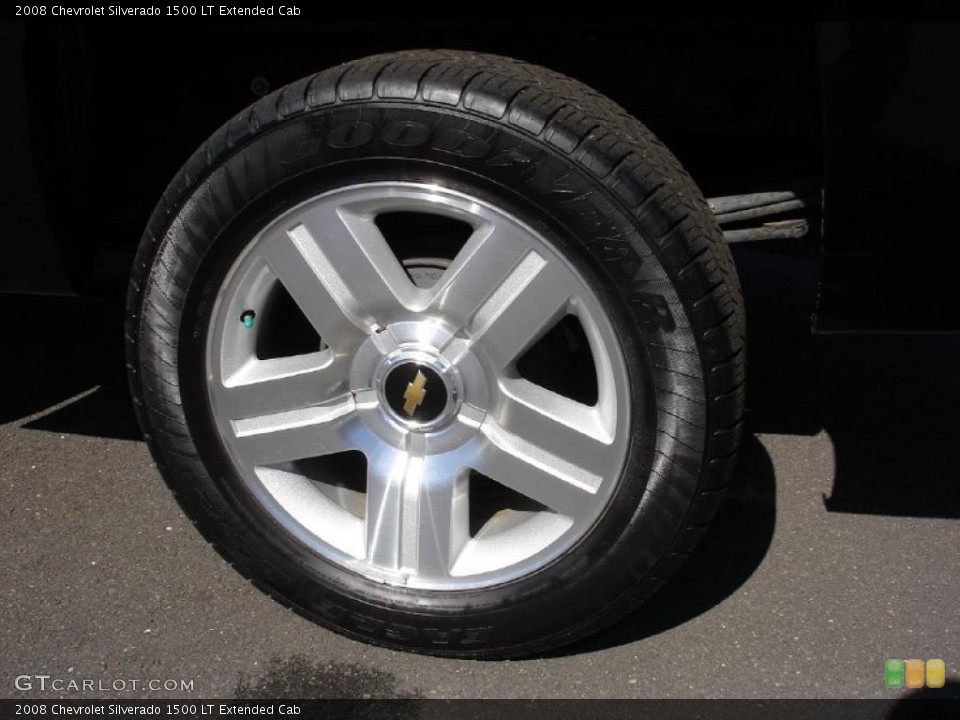 2008 Chevrolet Silverado 1500 LT Extended Cab Wheel and Tire Photo #47082719
