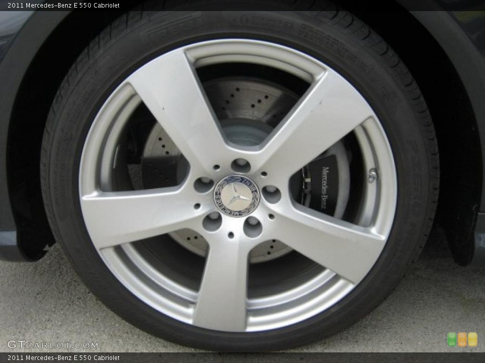 2011 Mercedes-Benz E 550 Cabriolet Wheel and Tire Photo #47085371