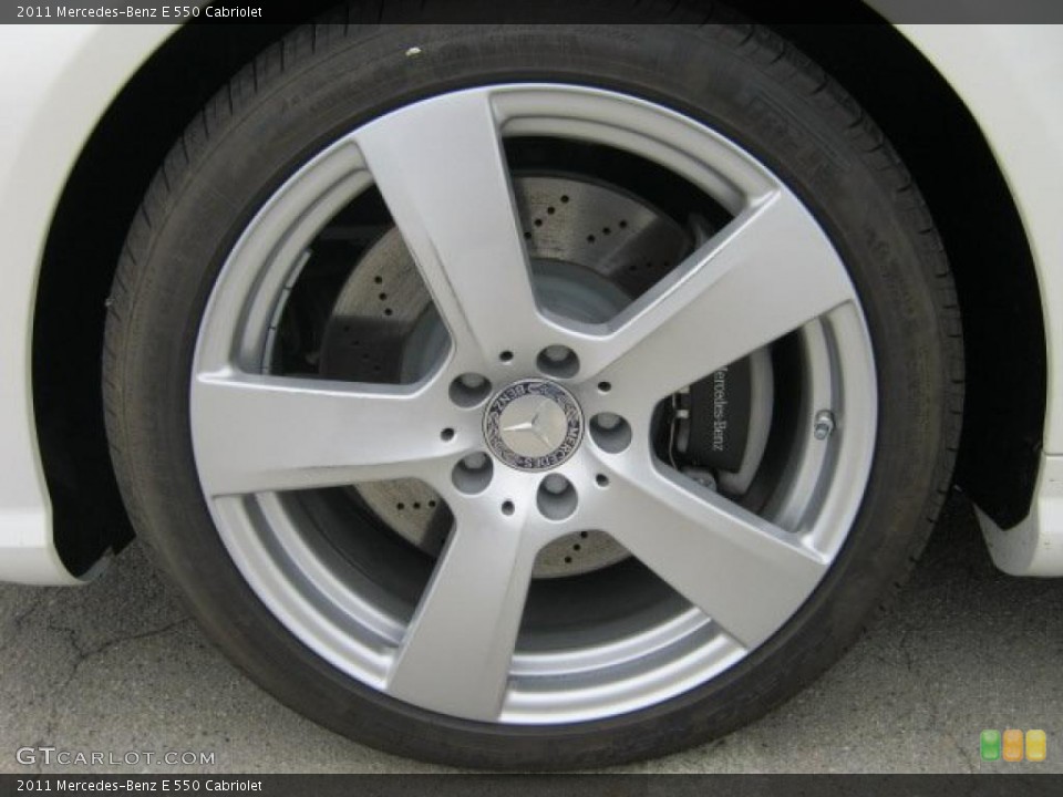 2011 Mercedes-Benz E 550 Cabriolet Wheel and Tire Photo #47085524