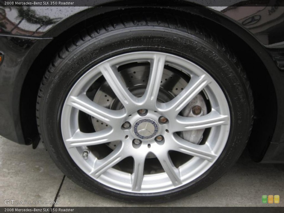 2008 Mercedes-Benz SLK 350 Roadster Wheel and Tire Photo #47086274