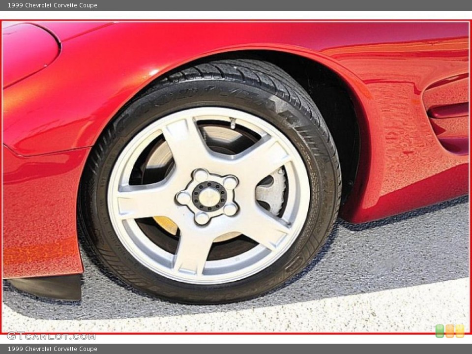 1999 Chevrolet Corvette Coupe Wheel and Tire Photo #47090318