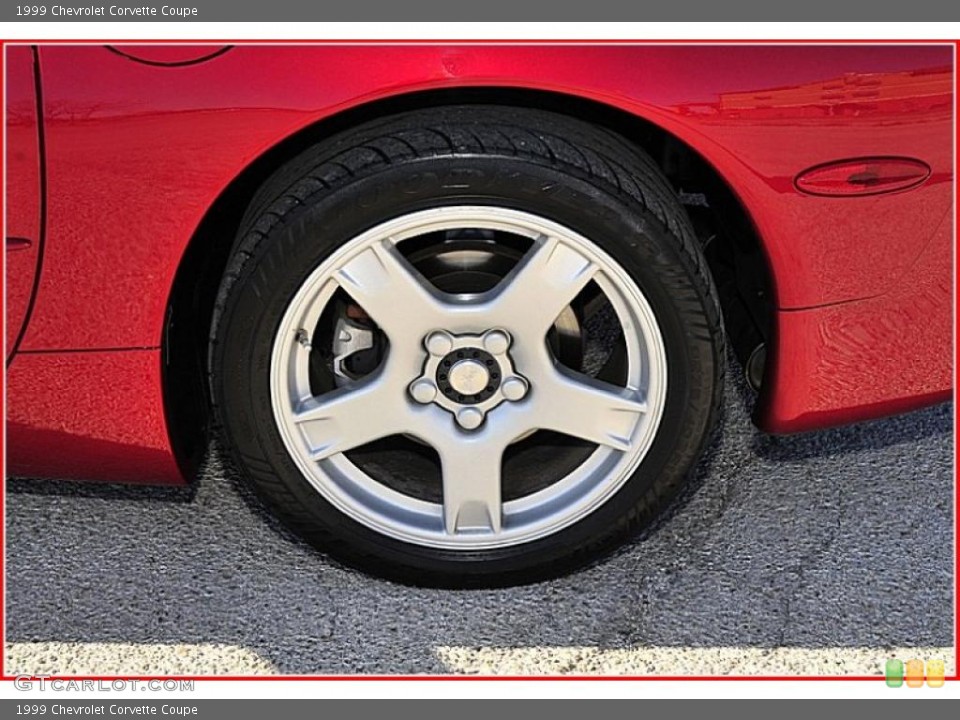 1999 Chevrolet Corvette Coupe Wheel and Tire Photo #47090348
