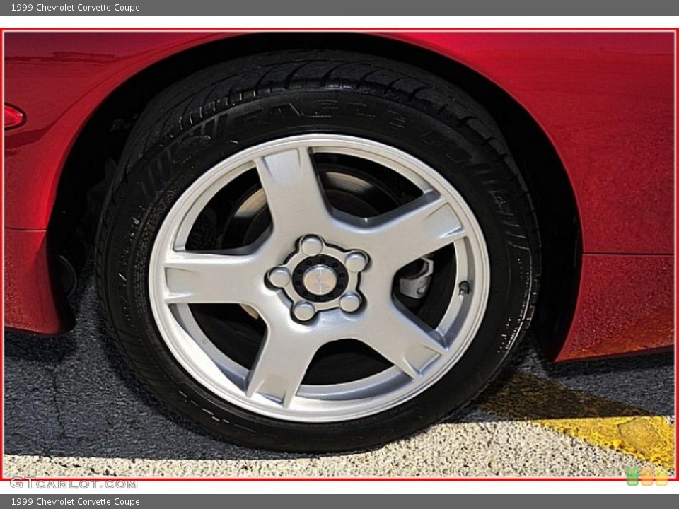 1999 Chevrolet Corvette Coupe Wheel and Tire Photo #47090366