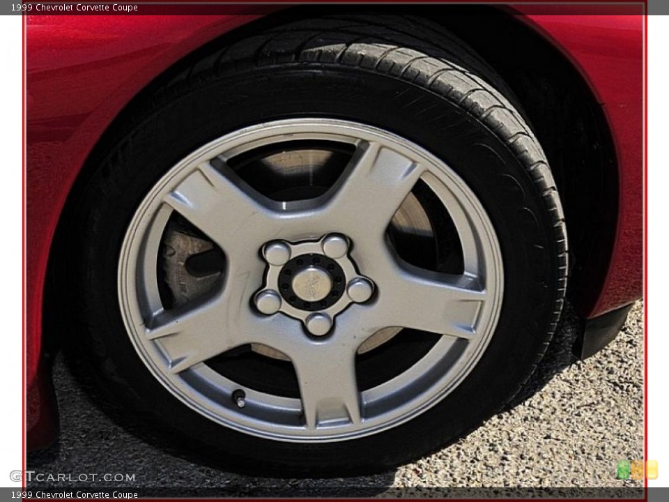 1999 Chevrolet Corvette Coupe Wheel and Tire Photo #47090381