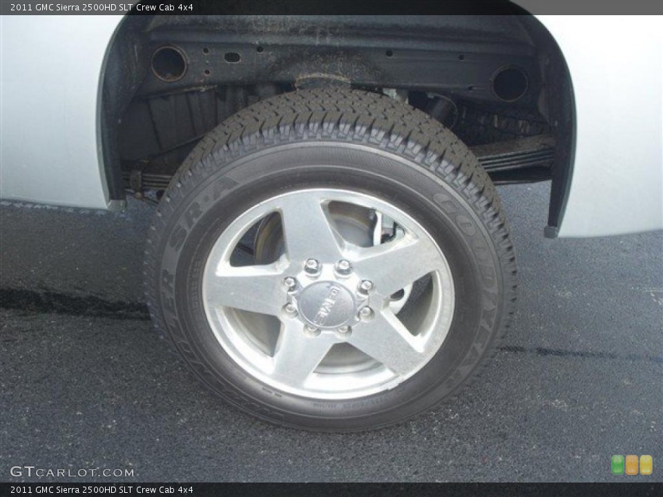 2011 GMC Sierra 2500HD SLT Crew Cab 4x4 Wheel and Tire Photo #47093498