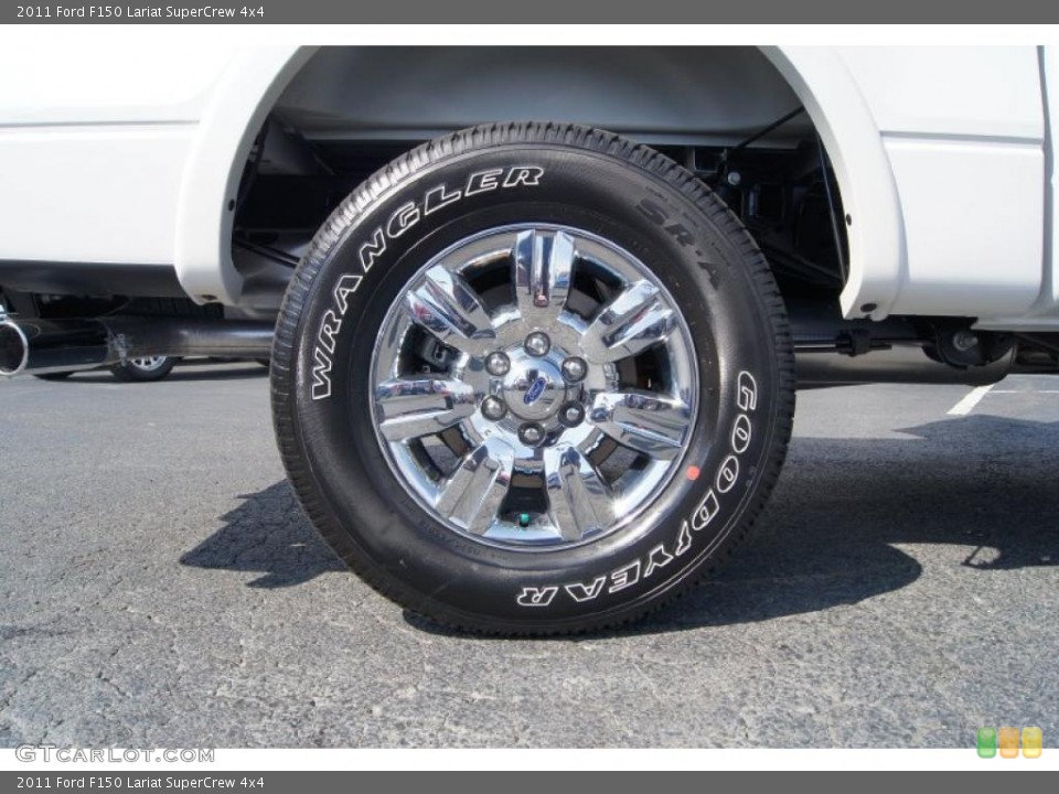 2011 Ford F150 Lariat SuperCrew 4x4 Wheel and Tire Photo #47094560