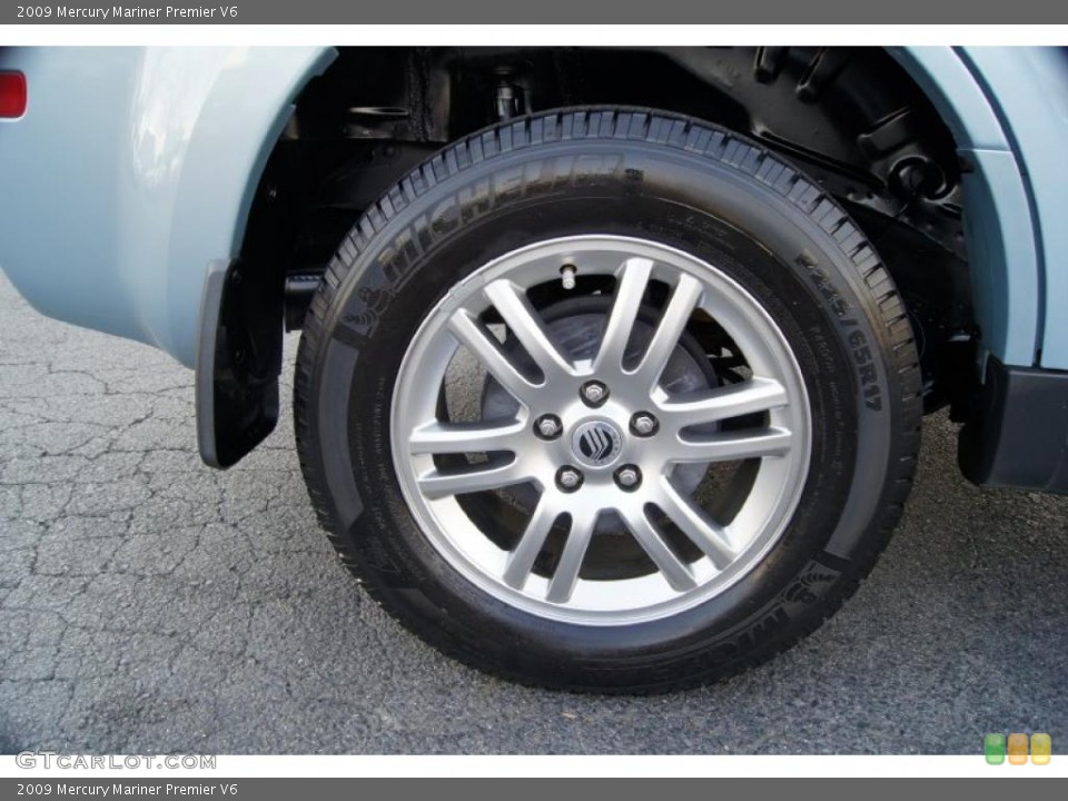 2009 Mercury Mariner Premier V6 Wheel and Tire Photo #47095187