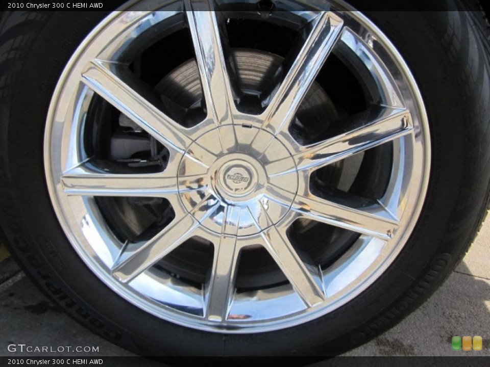 2010 Chrysler 300 C HEMI AWD Wheel and Tire Photo #47097452