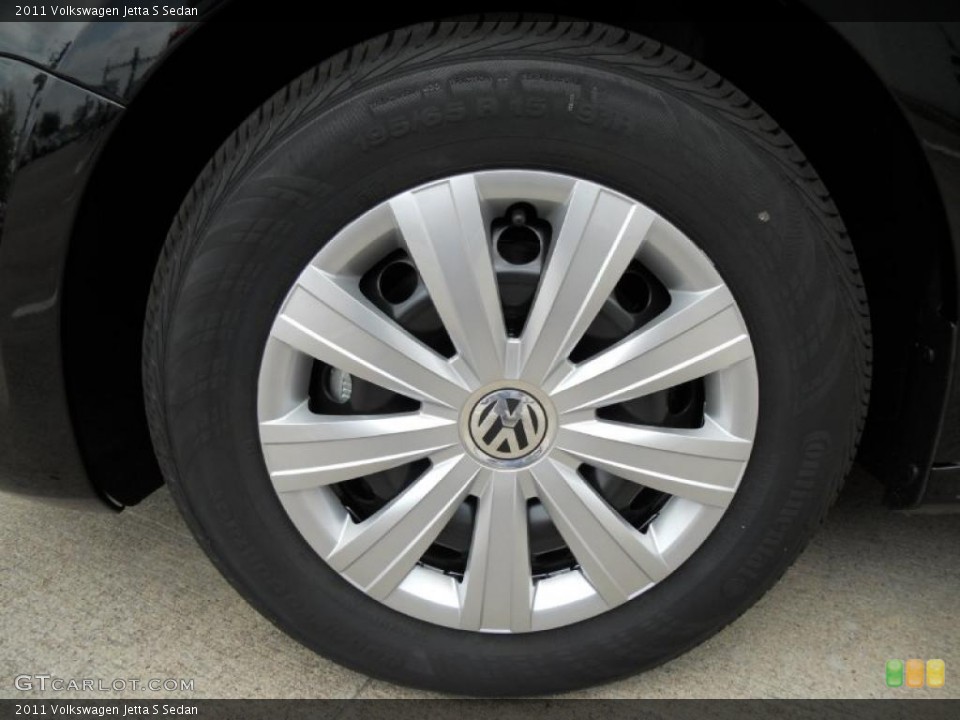 2011 Volkswagen Jetta S Sedan Wheel and Tire Photo #47100338