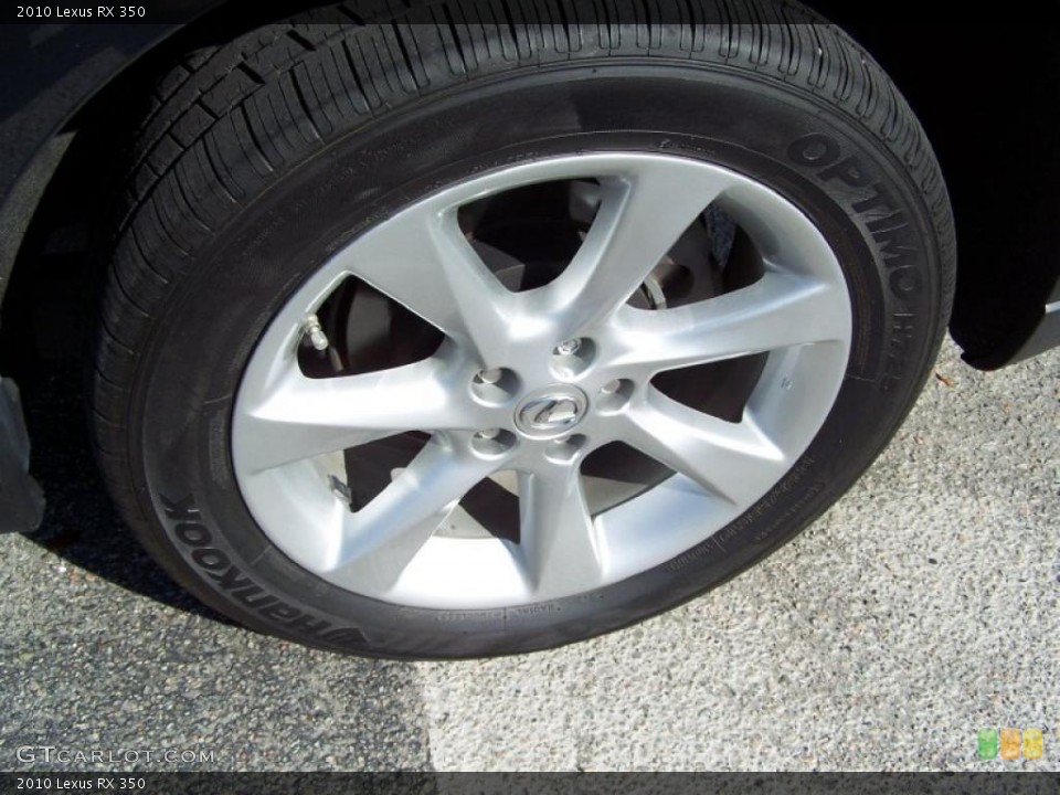 2010 Lexus RX 350 Wheel and Tire Photo #47104619