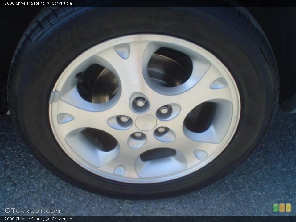 2000 Chrysler Sebring JXi Convertible Wheel and Tire Photo #47105657