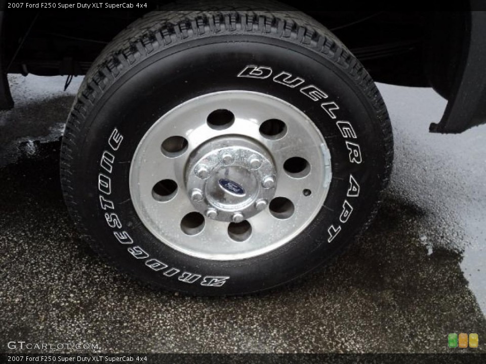 2007 Ford F250 Super Duty XLT SuperCab 4x4 Wheel and Tire Photo #47107850