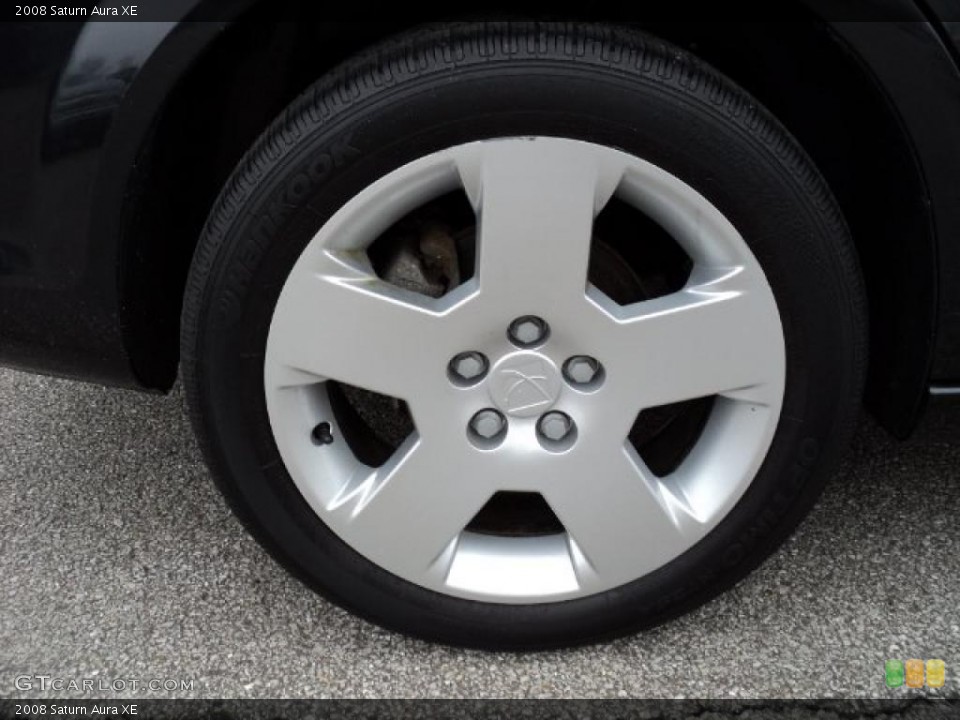 2008 Saturn Aura XE Wheel and Tire Photo #47108054