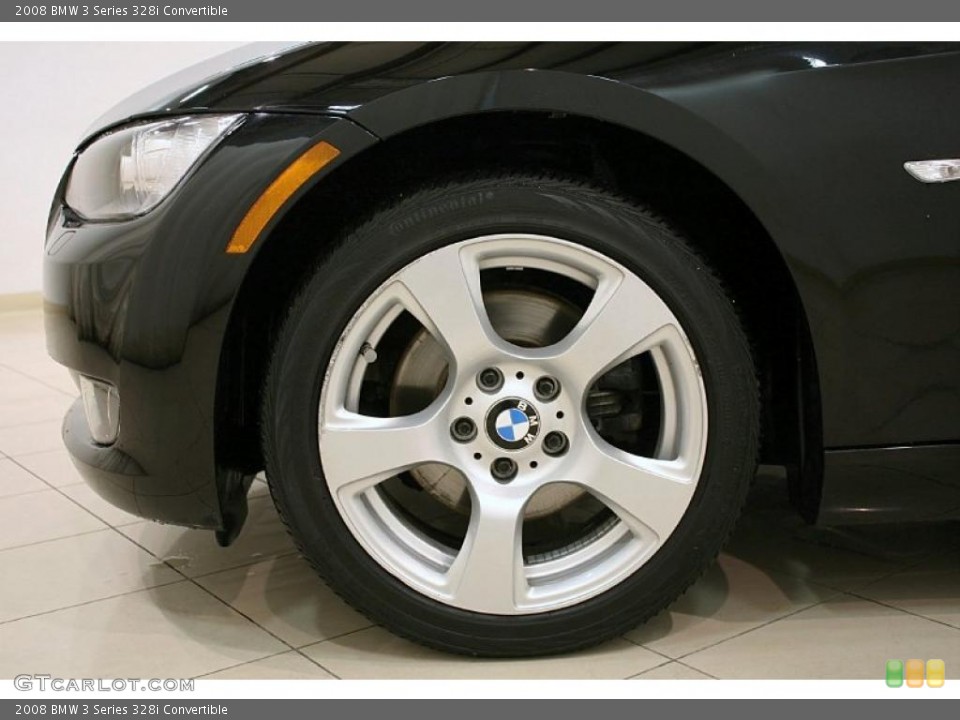 2008 BMW 3 Series 328i Convertible Wheel and Tire Photo #47109848