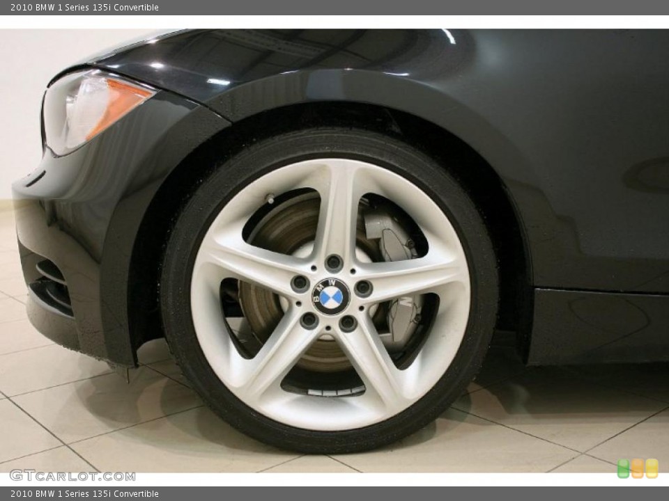 2010 BMW 1 Series 135i Convertible Wheel and Tire Photo #47110256