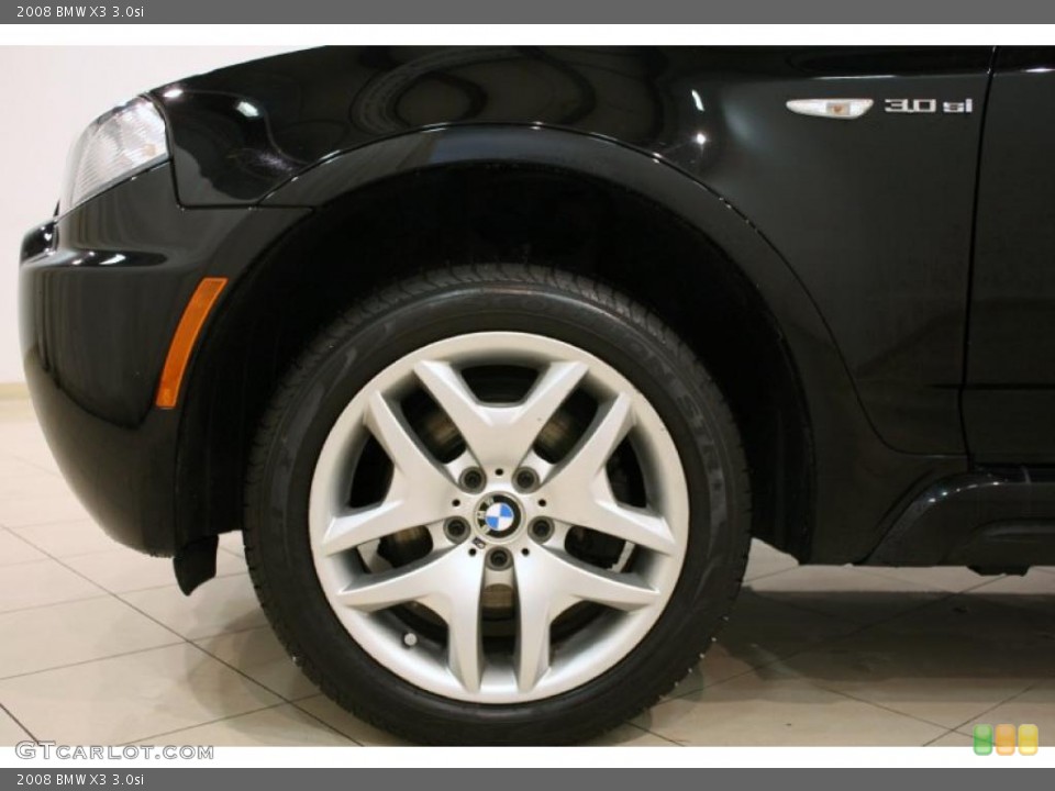 2008 BMW X3 3.0si Wheel and Tire Photo #47110379