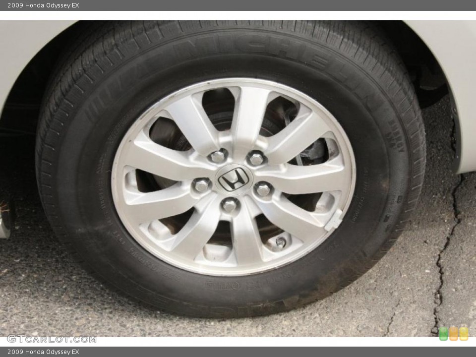 2009 Honda Odyssey EX Wheel and Tire Photo #47114948