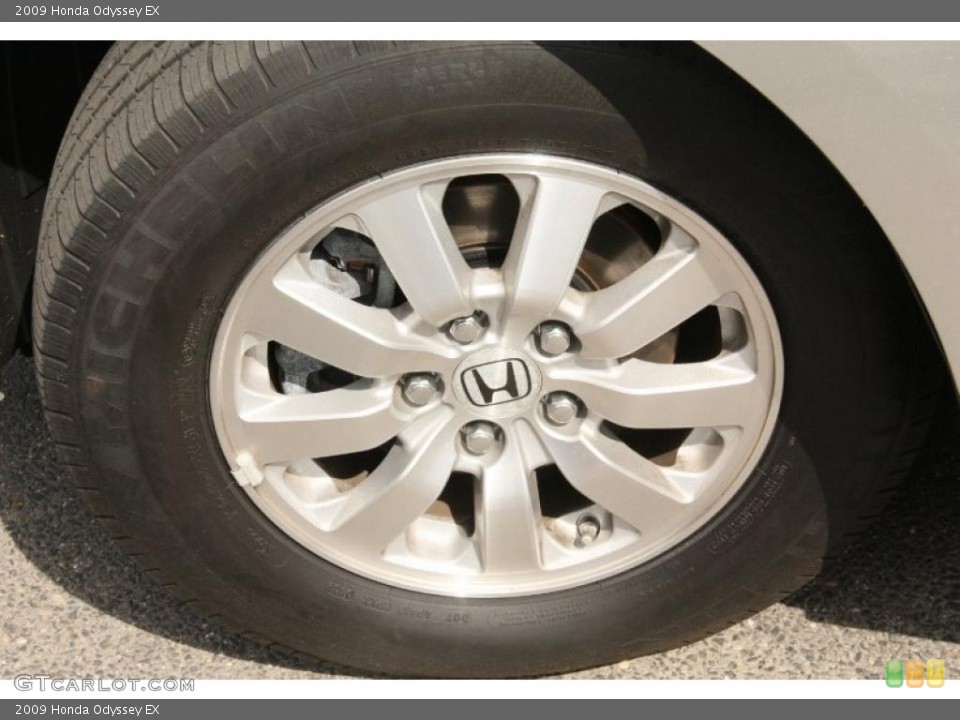 2009 Honda Odyssey EX Wheel and Tire Photo #47114963