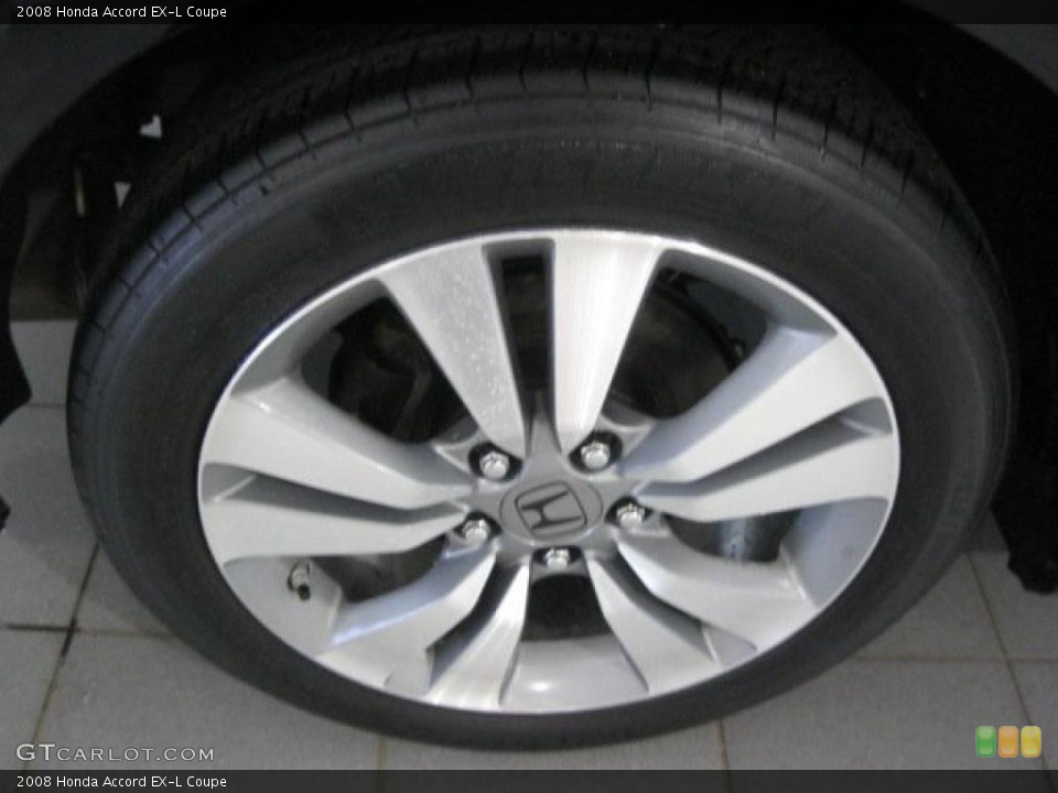 2008 Honda Accord EX-L Coupe Wheel and Tire Photo #47118014