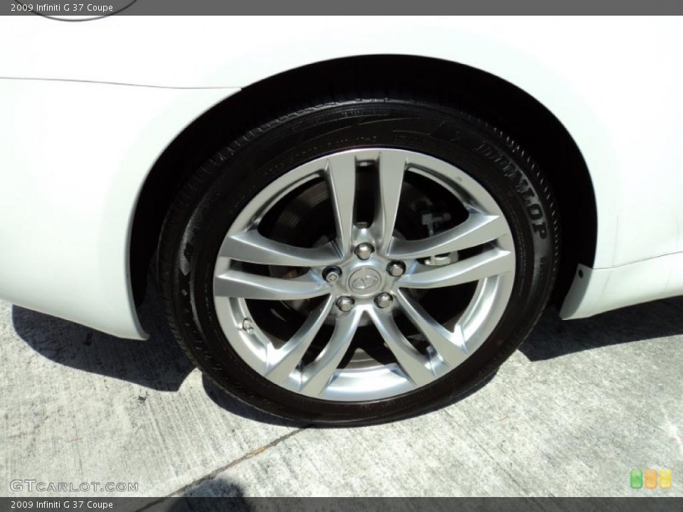 2009 Infiniti G 37 Coupe Wheel and Tire Photo #47118911