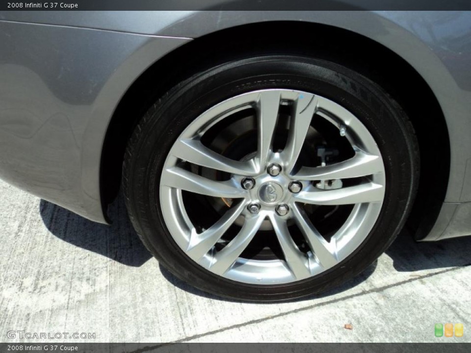 2008 Infiniti G 37 Coupe Wheel and Tire Photo #47120873