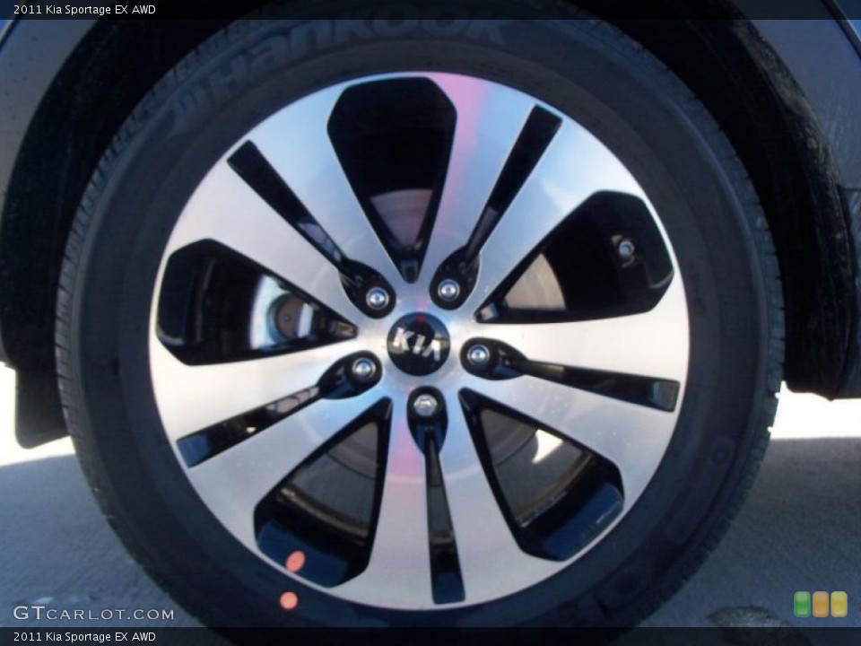 2011 Kia Sportage EX AWD Wheel and Tire Photo #47122686