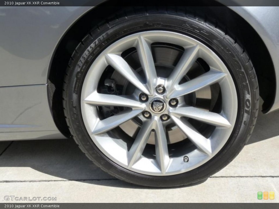 2010 Jaguar XK XKR Convertible Wheel and Tire Photo #47123331