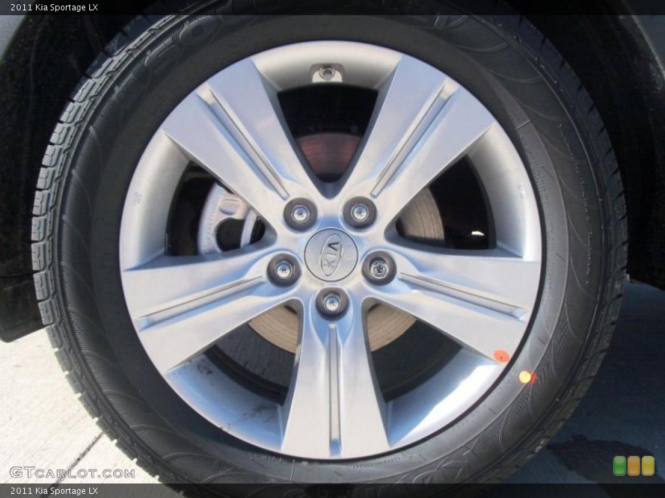 2011 Kia Sportage LX Wheel and Tire Photo #47124930