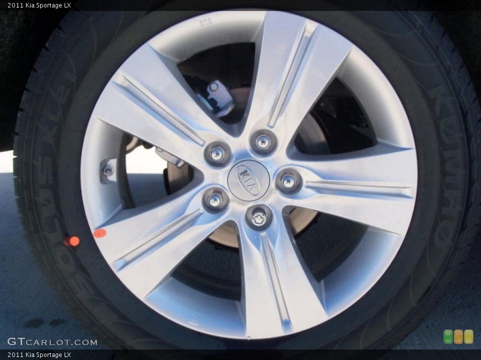 2011 Kia Sportage LX Wheel and Tire Photo #47124957