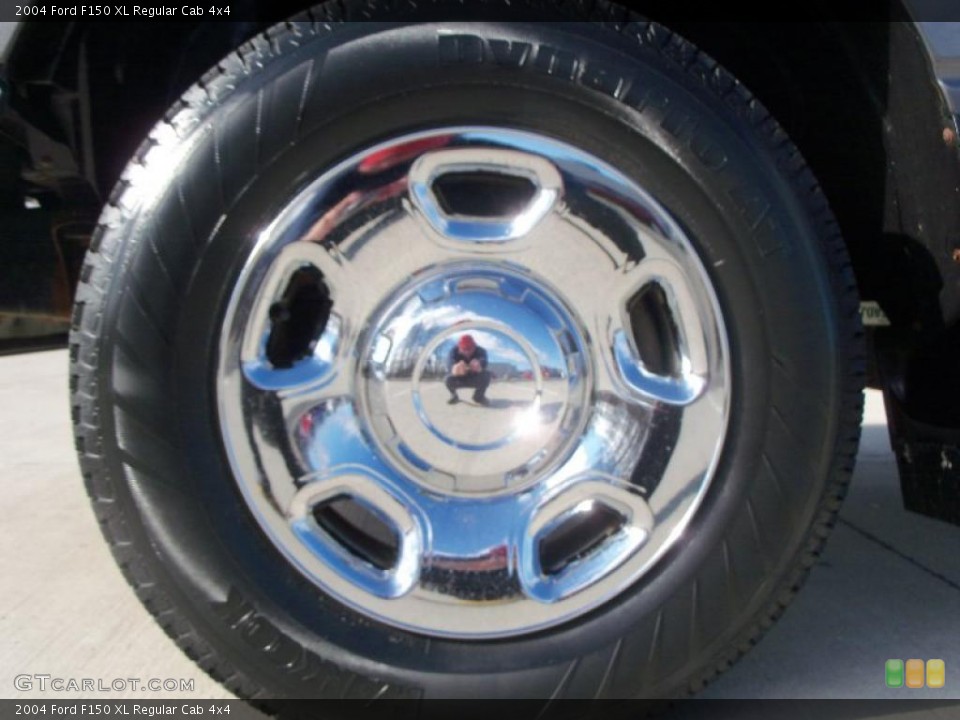 2004 Ford F150 XL Regular Cab 4x4 Wheel and Tire Photo #47126742