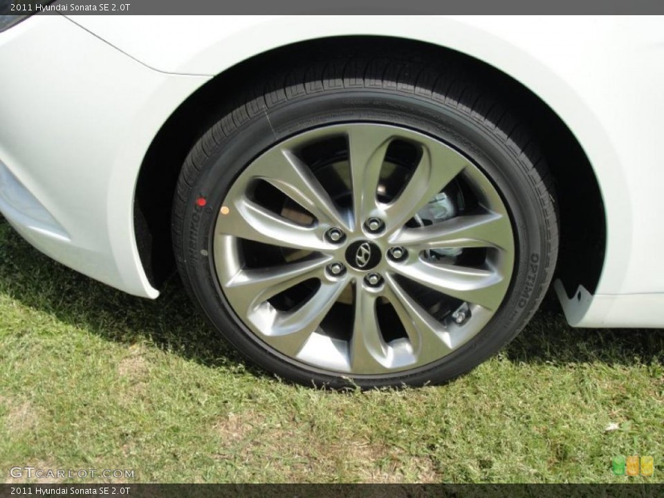2011 Hyundai Sonata SE 2.0T Wheel and Tire Photo #47127453