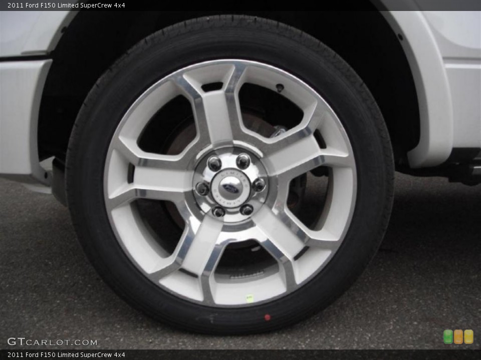 2011 Ford F150 Limited SuperCrew 4x4 Wheel and Tire Photo #47136387