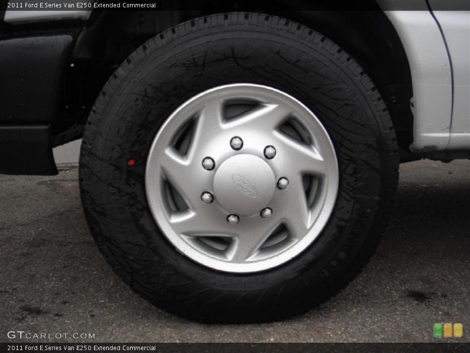 2011 Ford E Series Van E250 Extended Commercial Wheel and Tire Photo #47136789