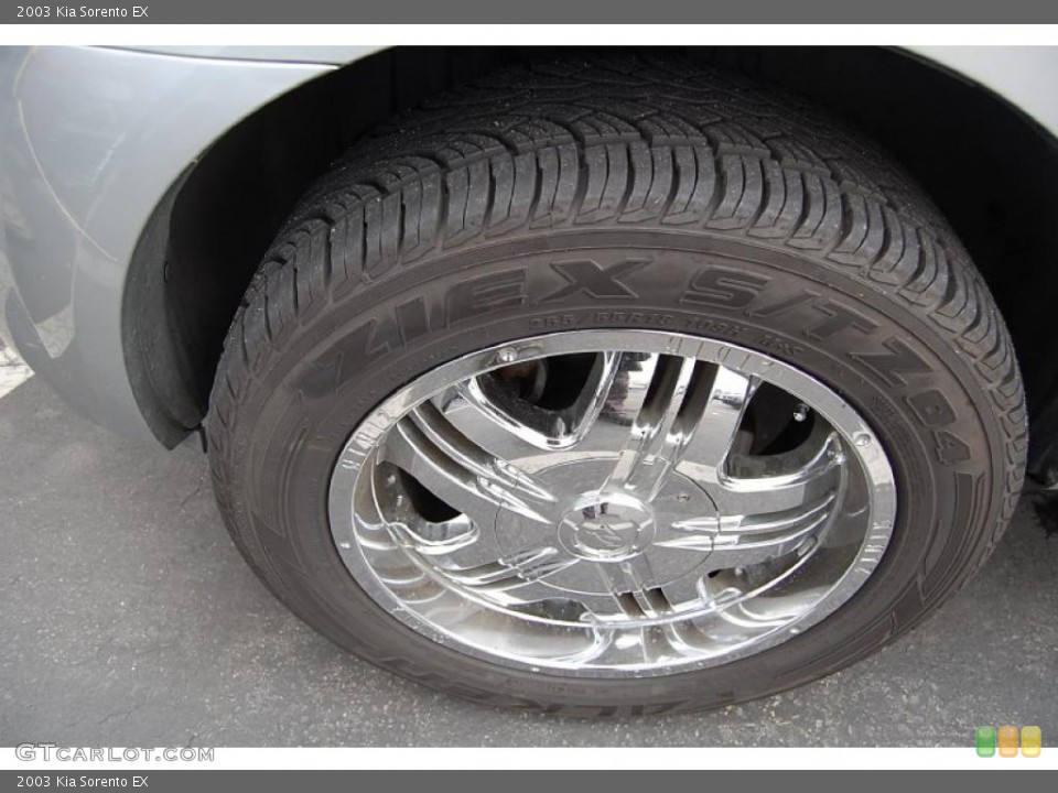 2003 Kia Sorento Custom Wheel and Tire Photo #47142654
