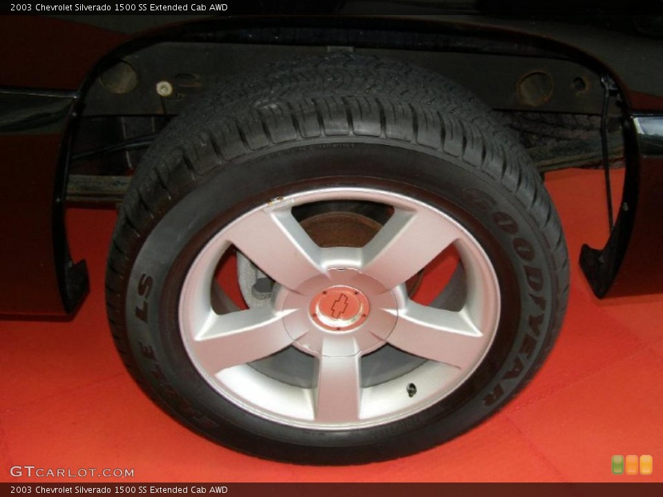 2003 Chevrolet Silverado 1500 SS Extended Cab AWD Wheel and Tire Photo #47143791