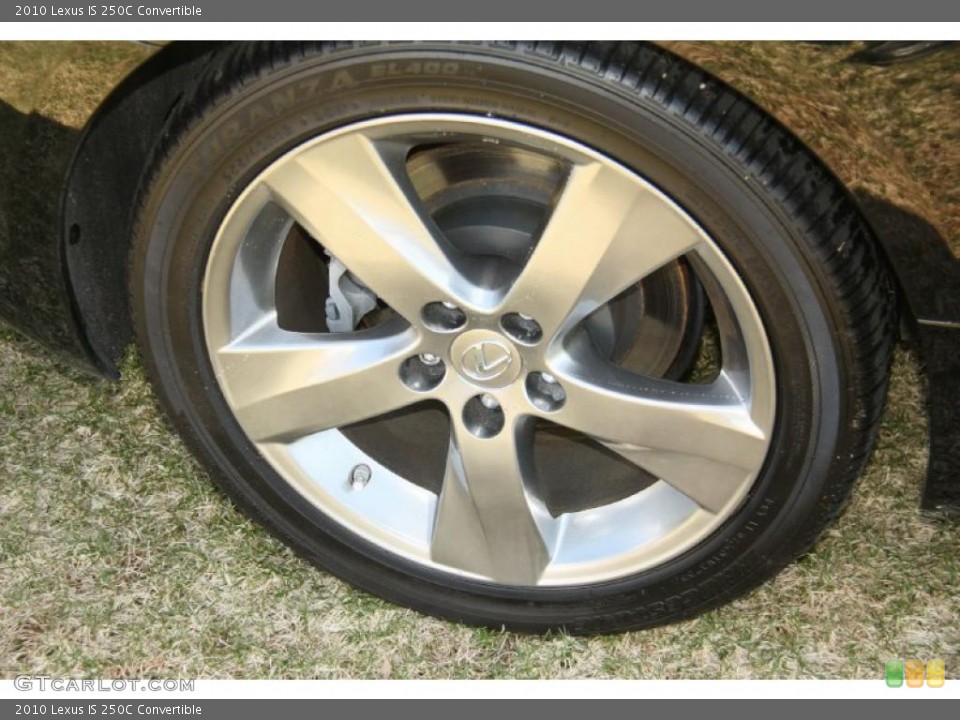 2010 Lexus IS 250C Convertible Wheel and Tire Photo #47145213