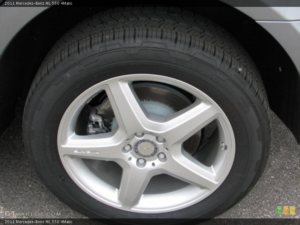2011 Mercedes-Benz ML 550 4Matic Wheel and Tire Photo #47146971