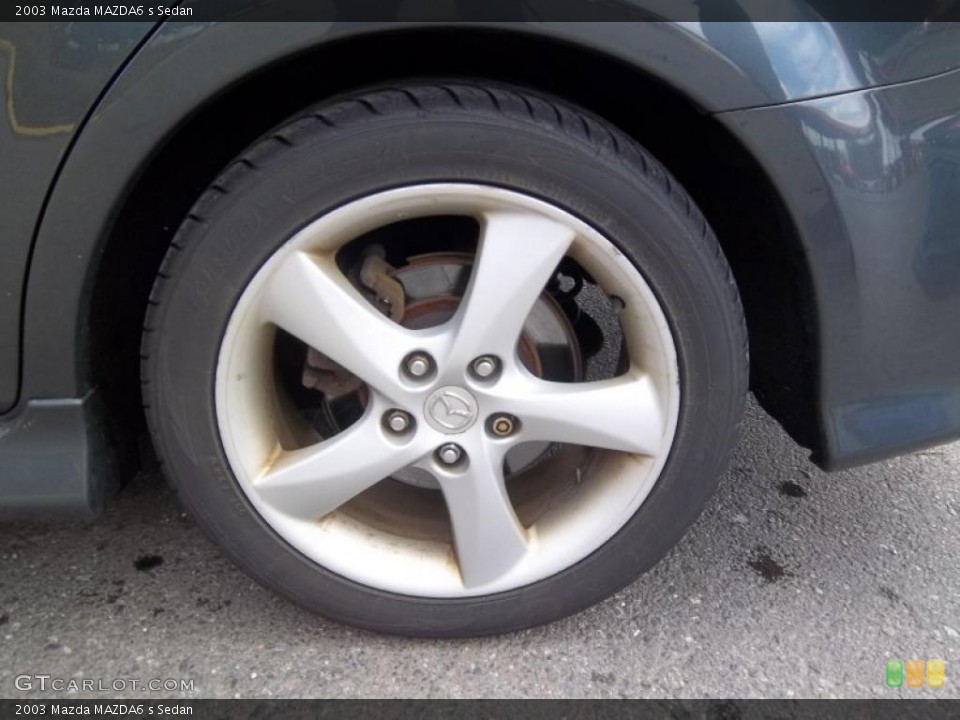 2003 Mazda MAZDA6 s Sedan Wheel and Tire Photo #47153697